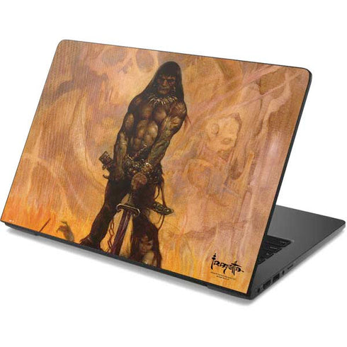 Frazetta Barbarian Dell Chromebook Skin